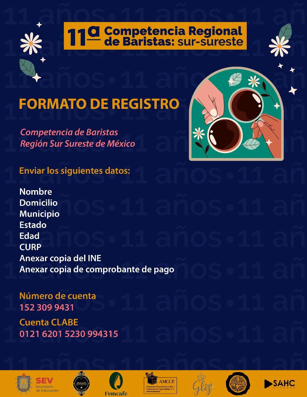 11a Competencia Regional de Baristas Sur-Sureste